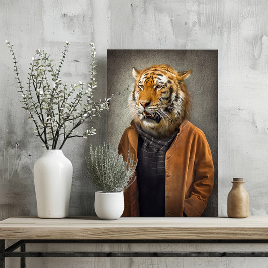 Tiger Metal Wall Art