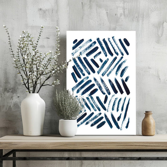 Abstract Lines Aluminum Wall Art