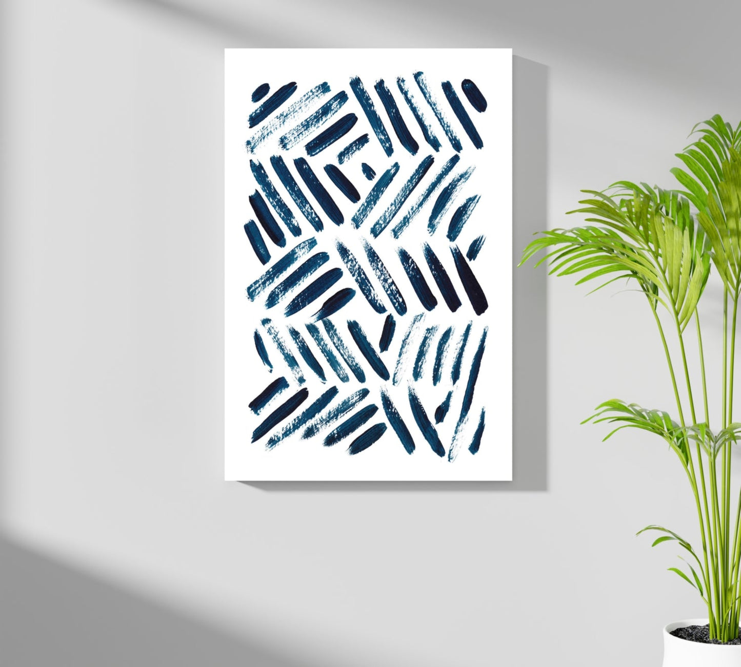 Abstract Lines Aluminum Wall Art