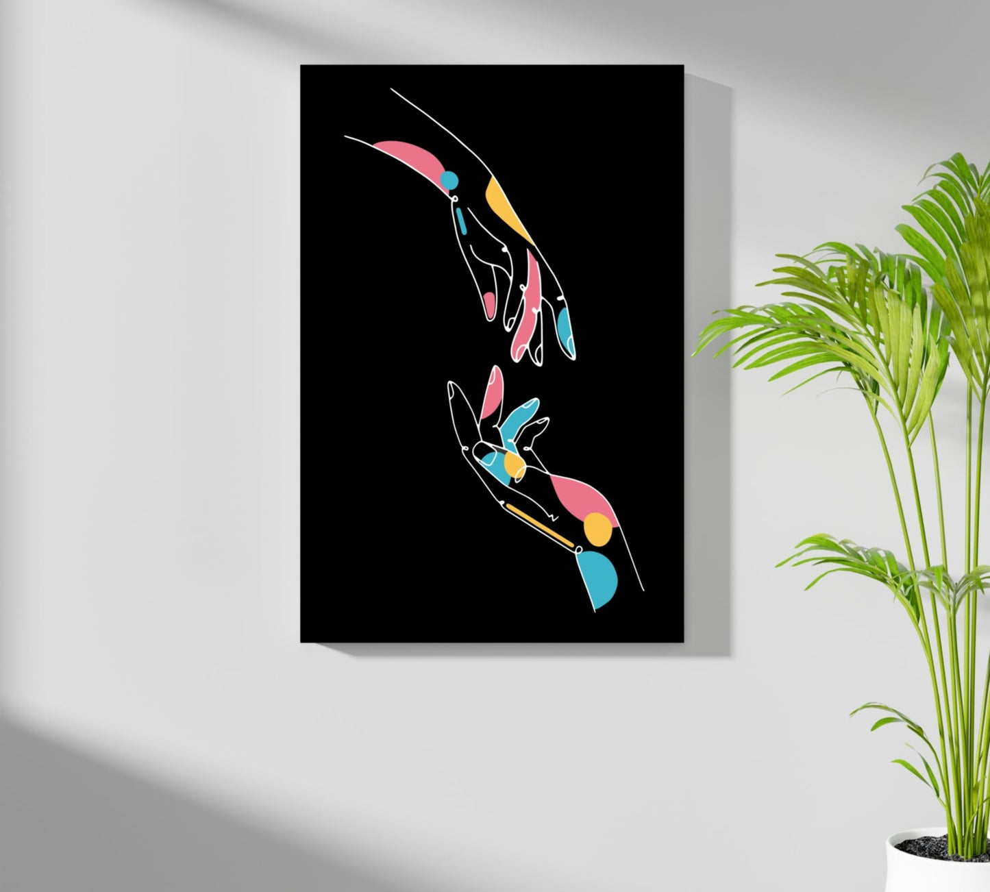 Line Art V5 Metal Wall Art