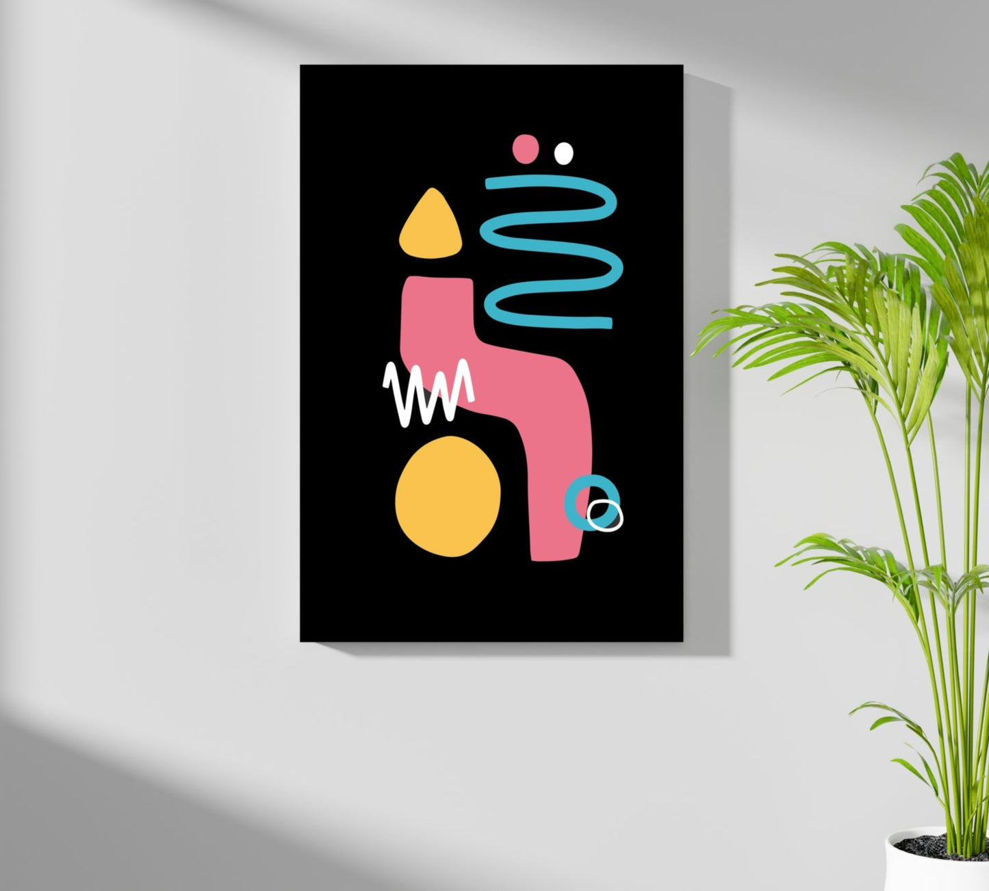 Line Art V15 Metal Wall Art