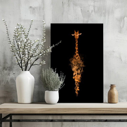 Giraffe Metal Wall Art