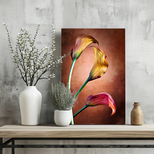 Flowers Metal Wall Art