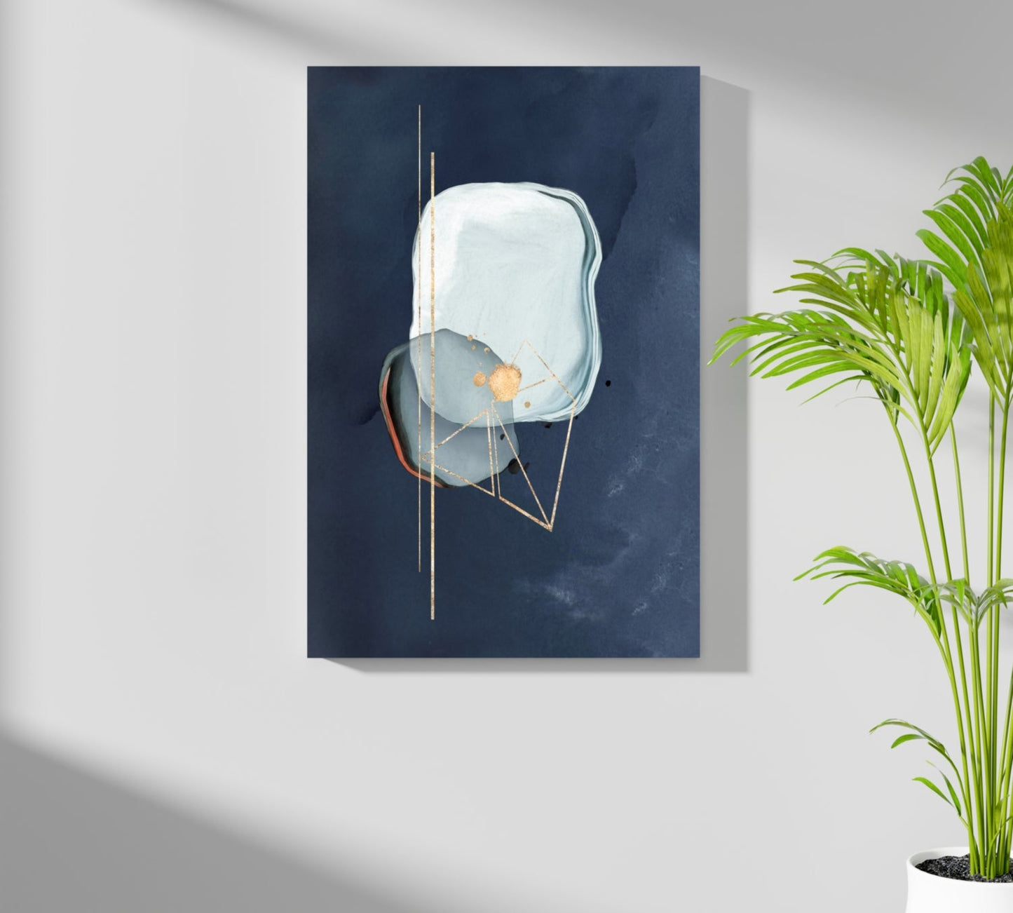 Line Art Shapes No. 1 Metal Wall Art