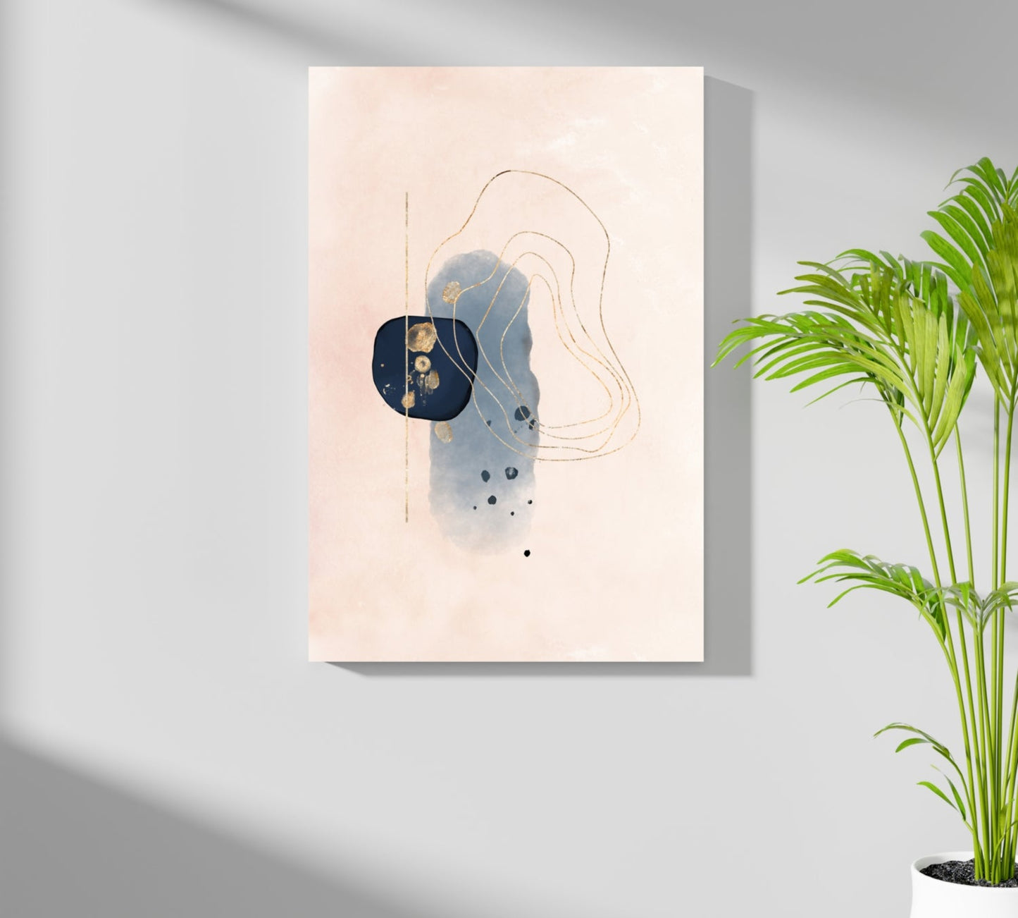 Line Art Shapes II Metal Wall Art