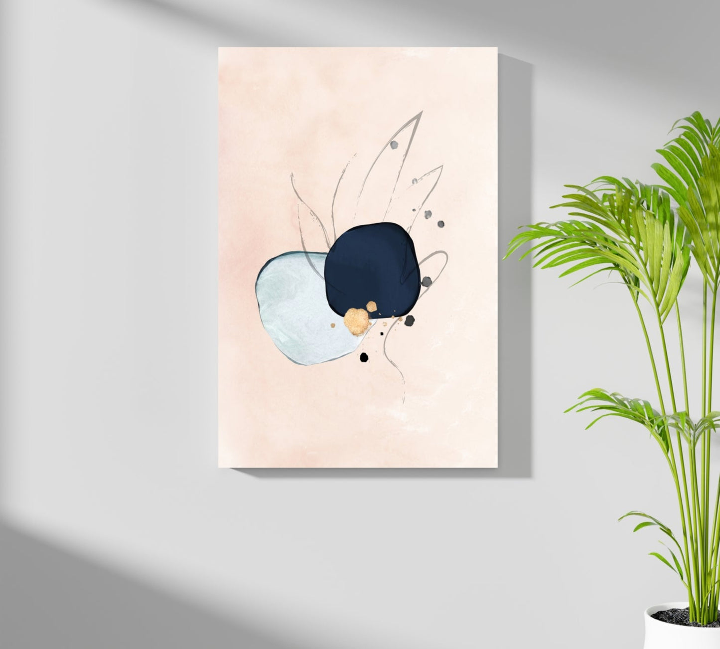 Line Art Shapes No. 6 Metal Wall Art