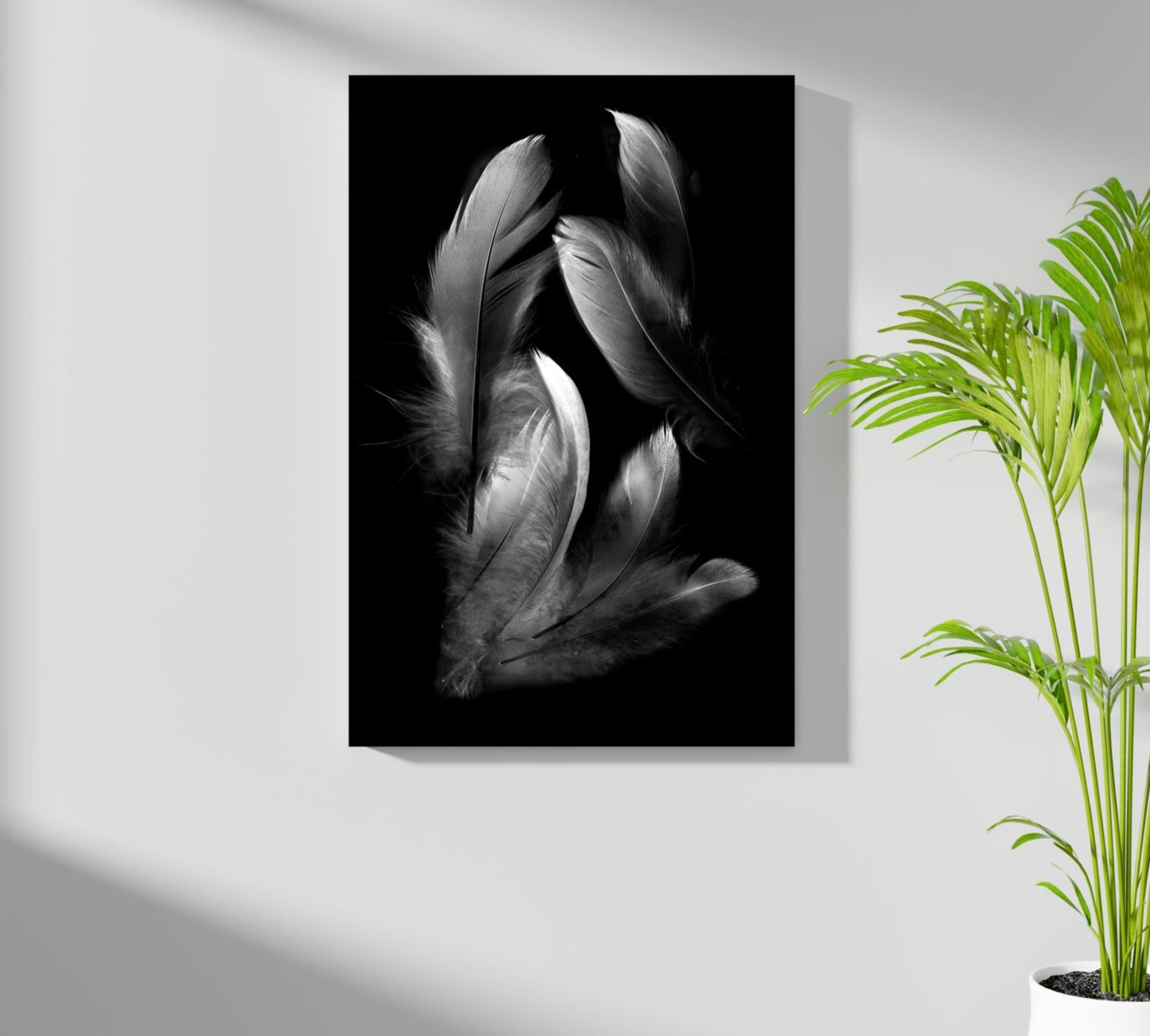 Feathers Metal Wall Art