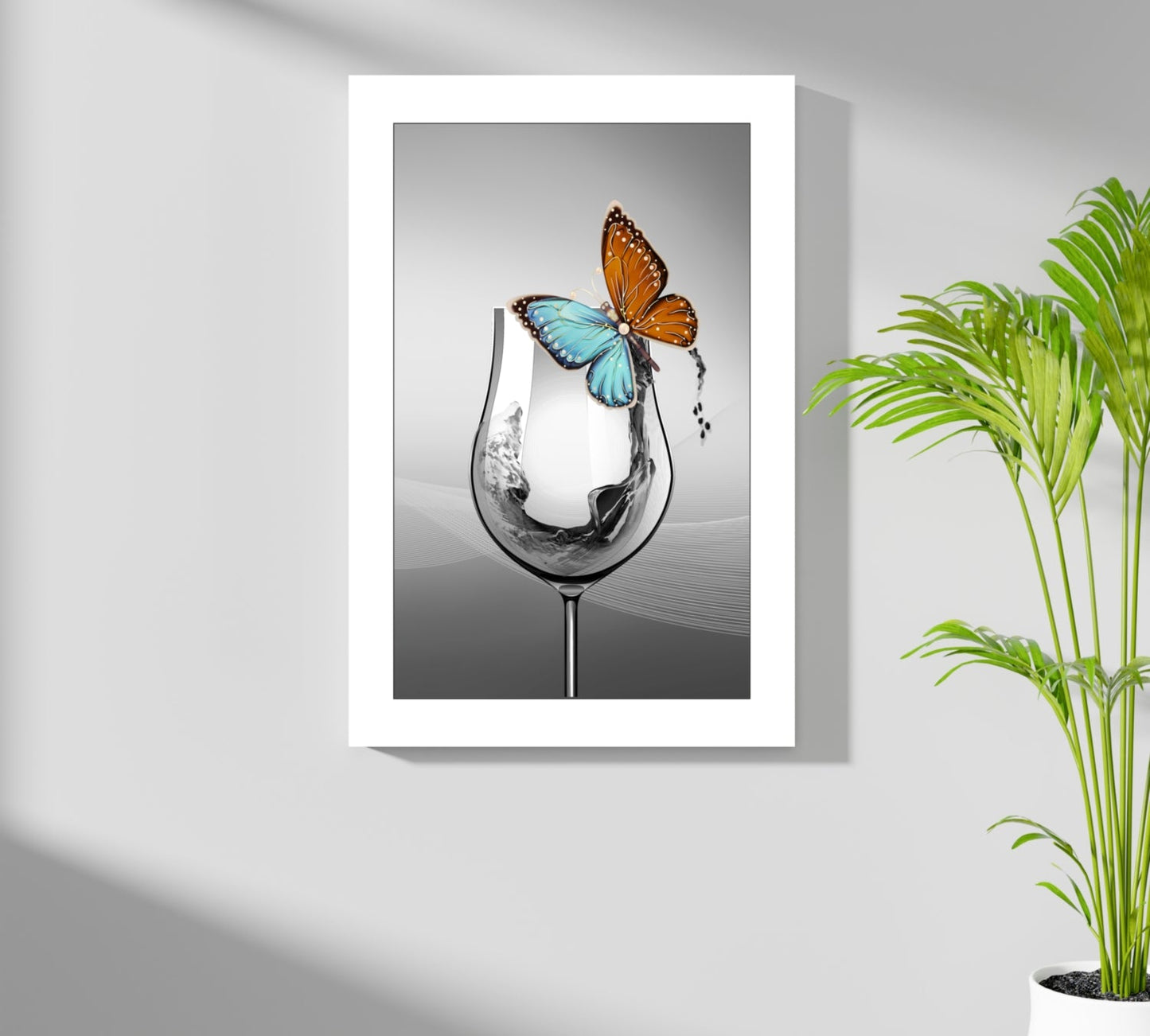 Glass Metal Wall Art