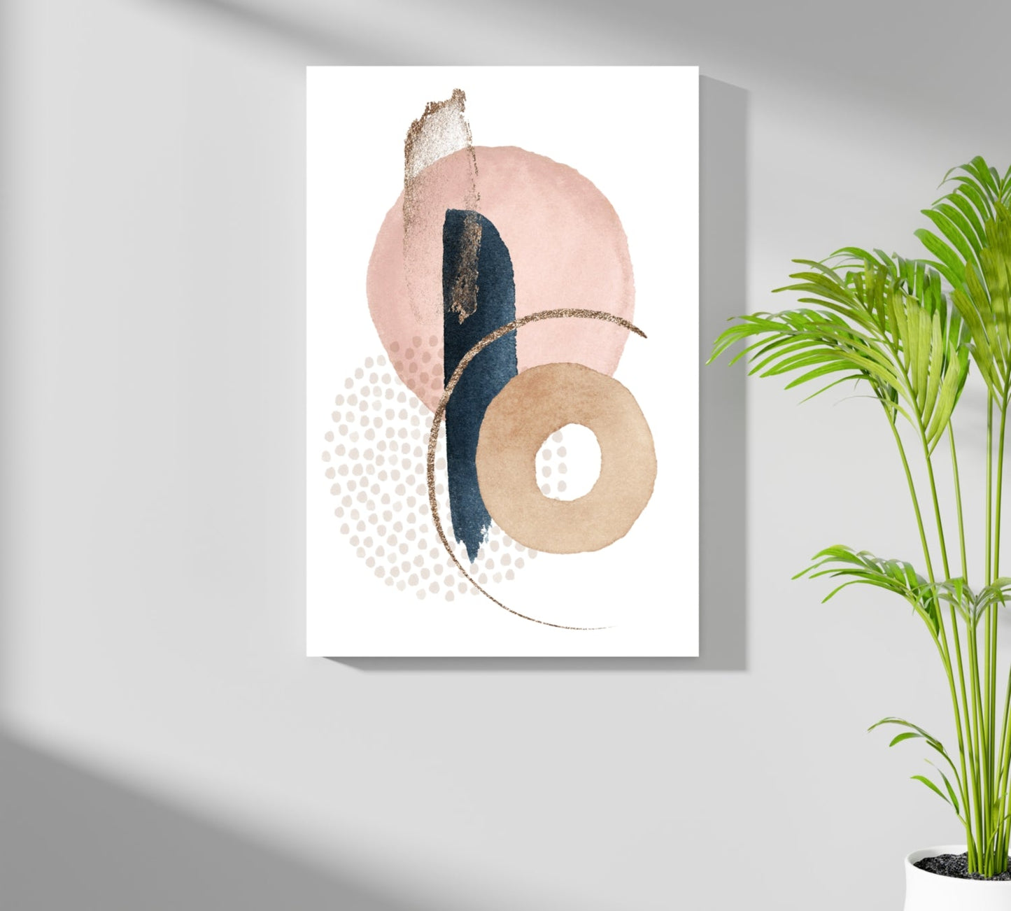 Line Art Modern Shape II Metal Wall Art