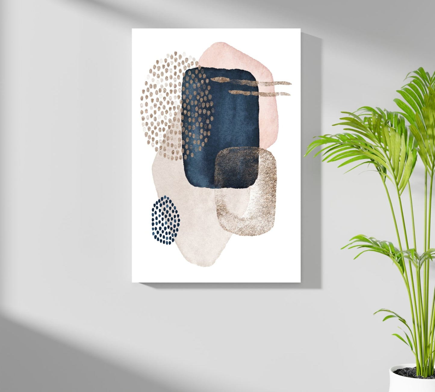 Line Art Modern Shape III Metal Wall Art