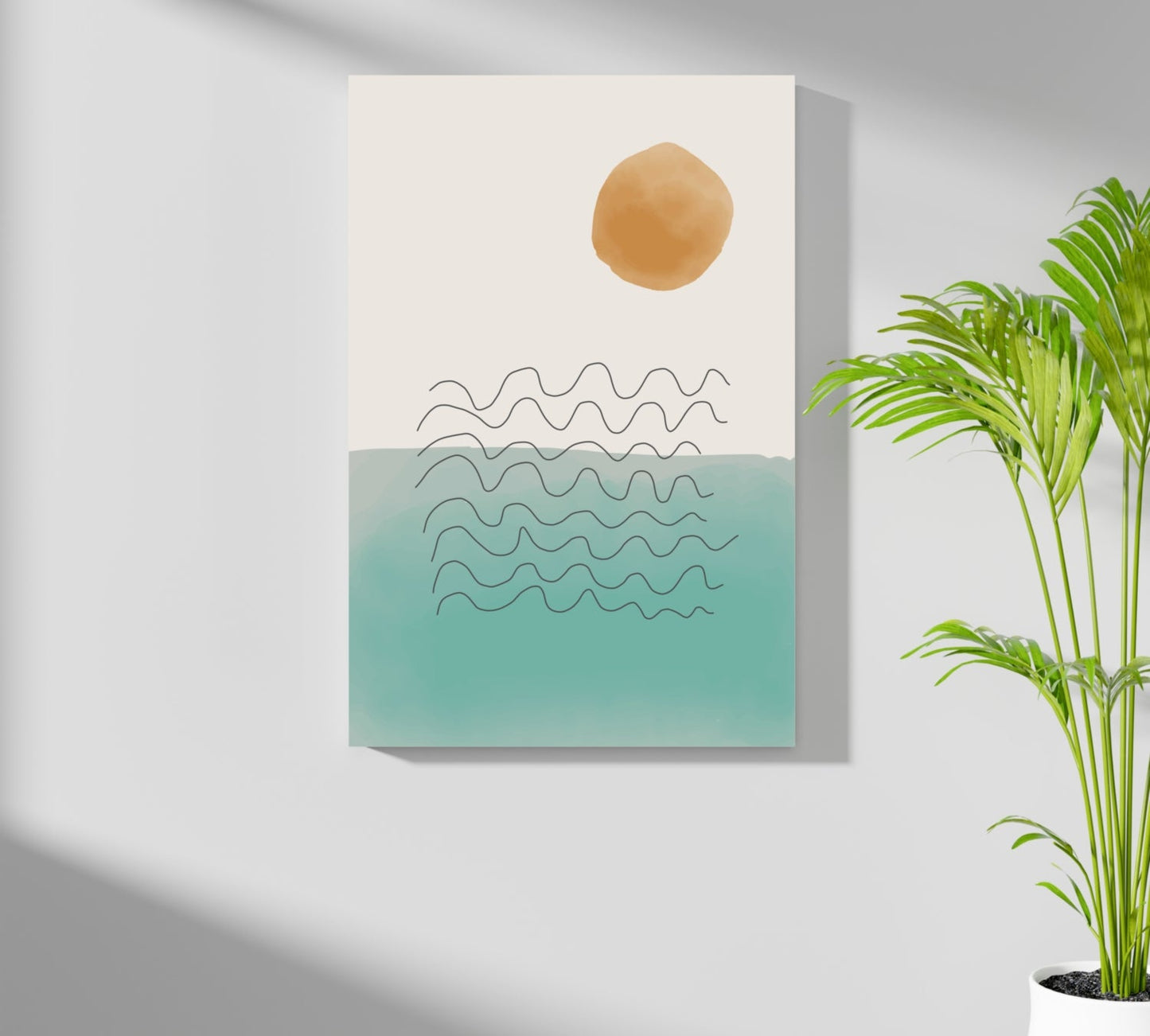 Line Art Modern Shape III Metal Wall Art