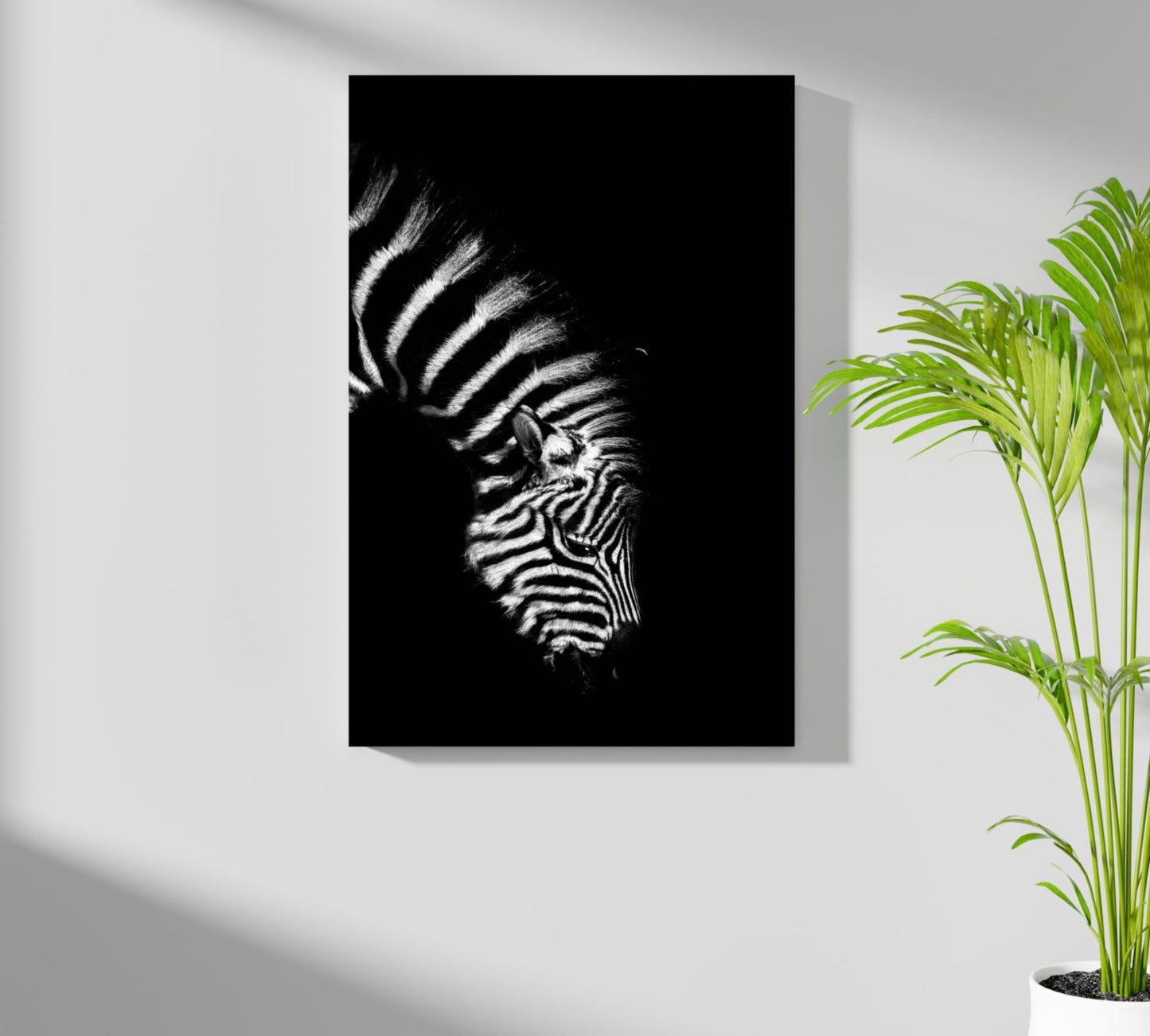 Zebra Aluminum Wall Art
