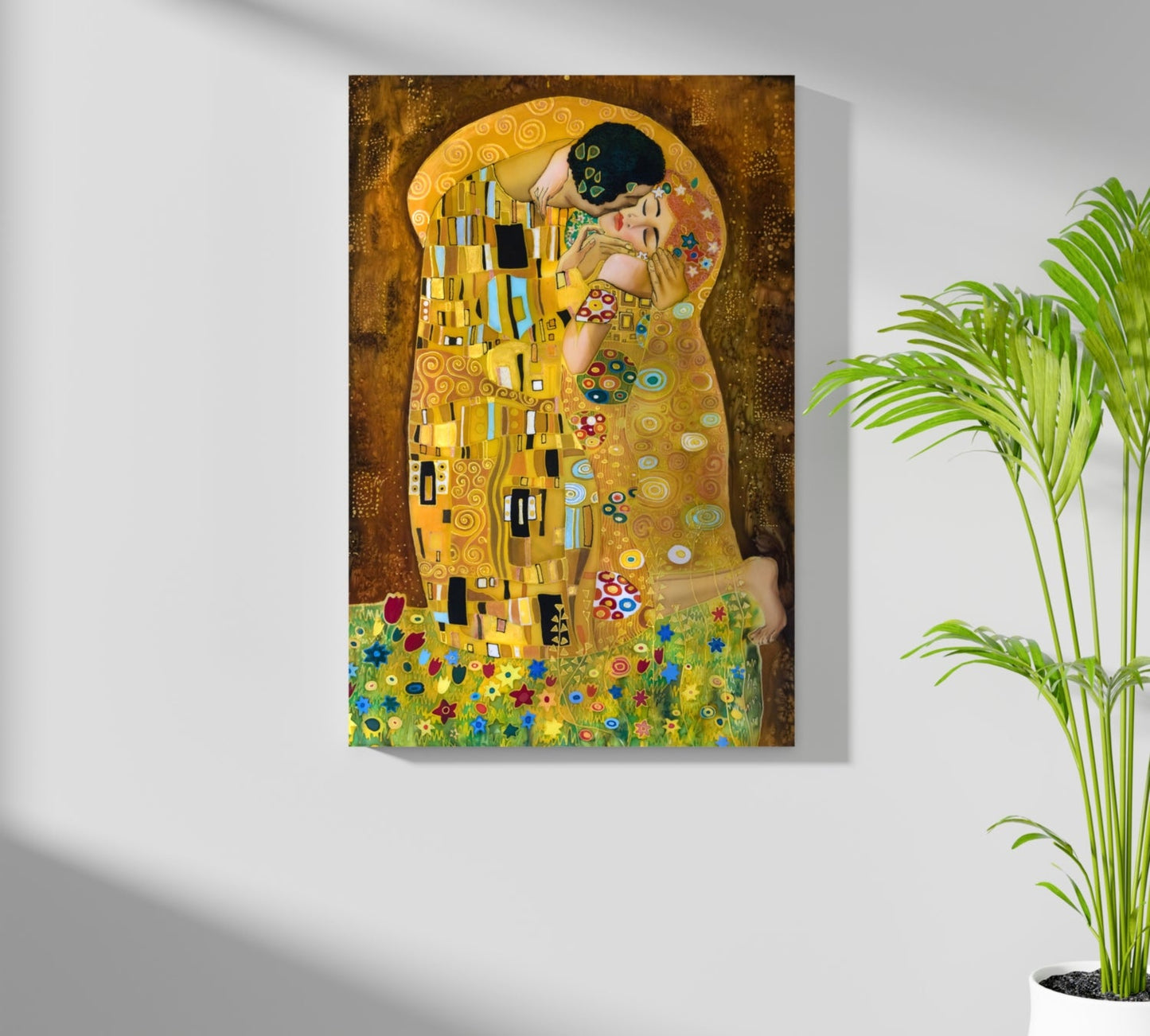 Klimt The Kiss Metal Wall Art