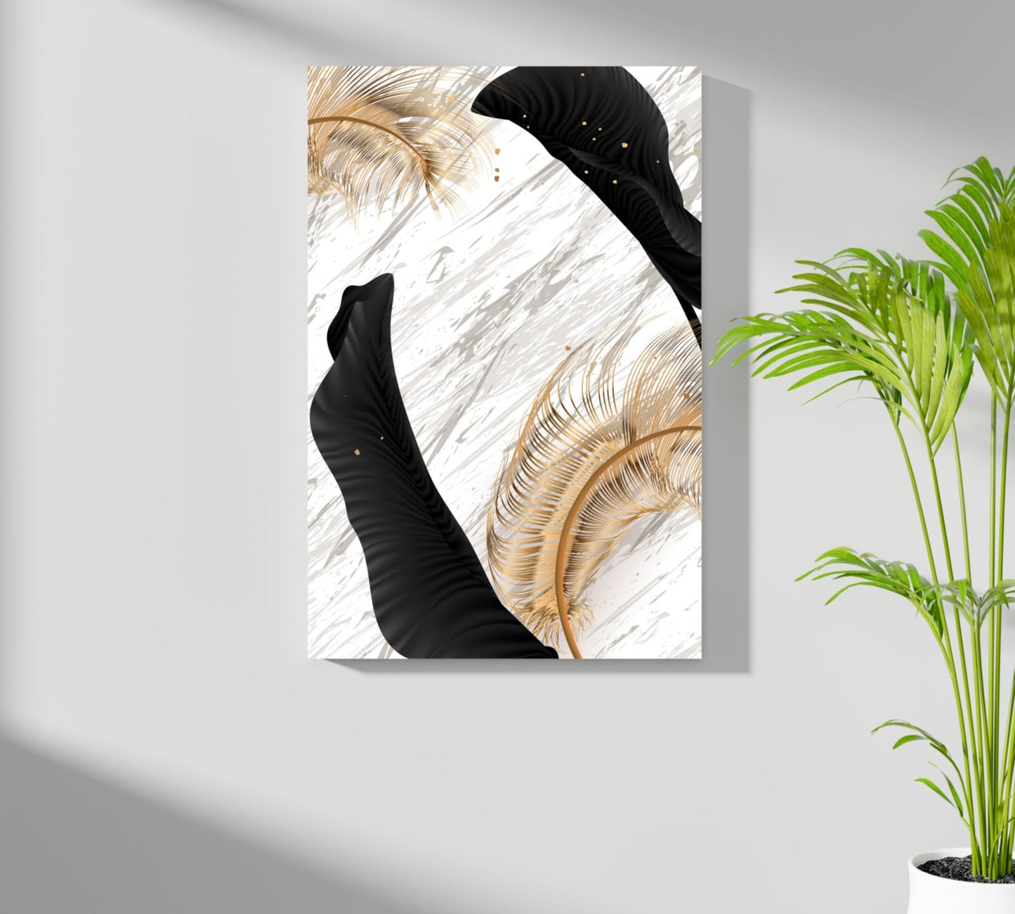 Botanical Leaves Metal Wall Art