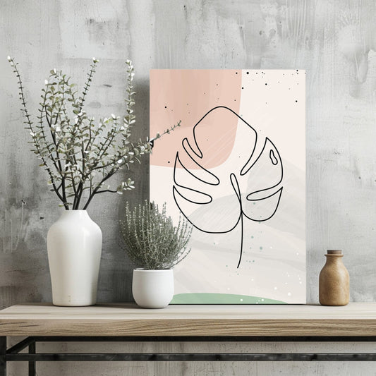 Line Art Aluminum Wall Art