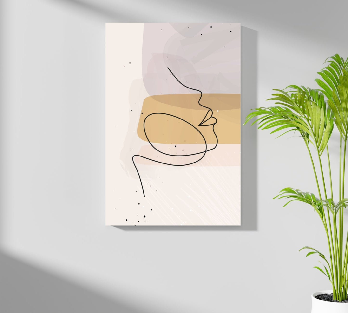 Line Art V6 Metal Wall Art