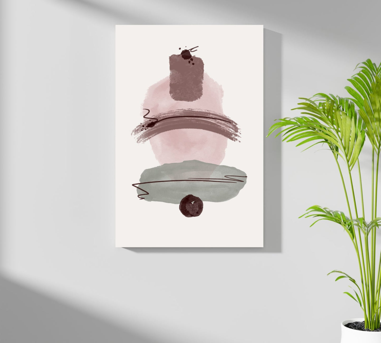Line Art V10 Metal Wall Art
