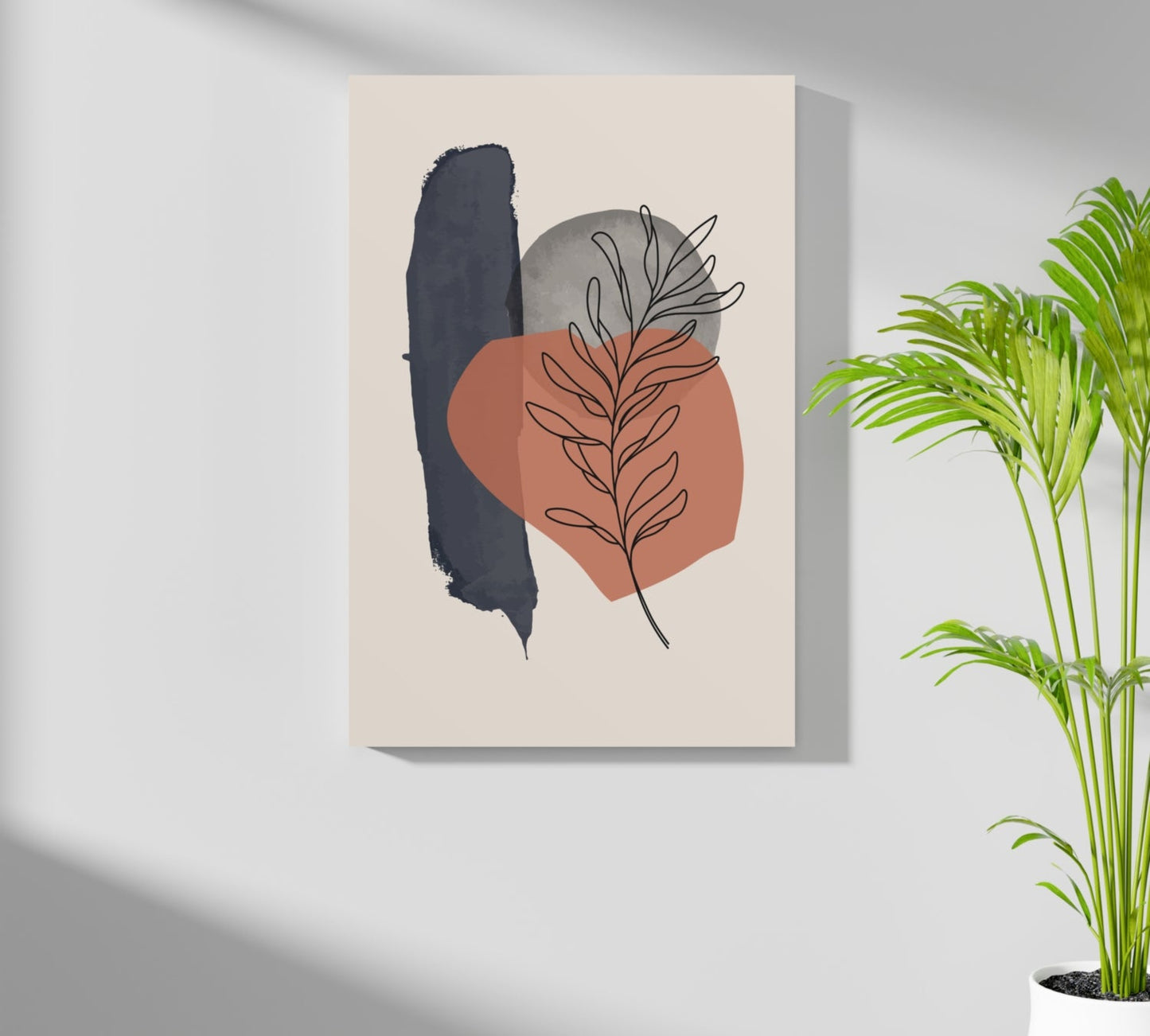 Line Art V16 Metal Wall Art