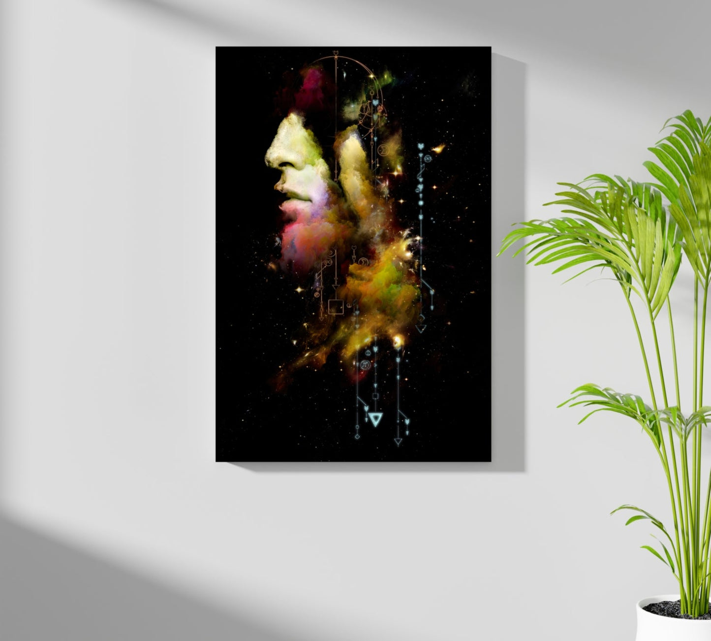 Abstract Man Metal Wall Art