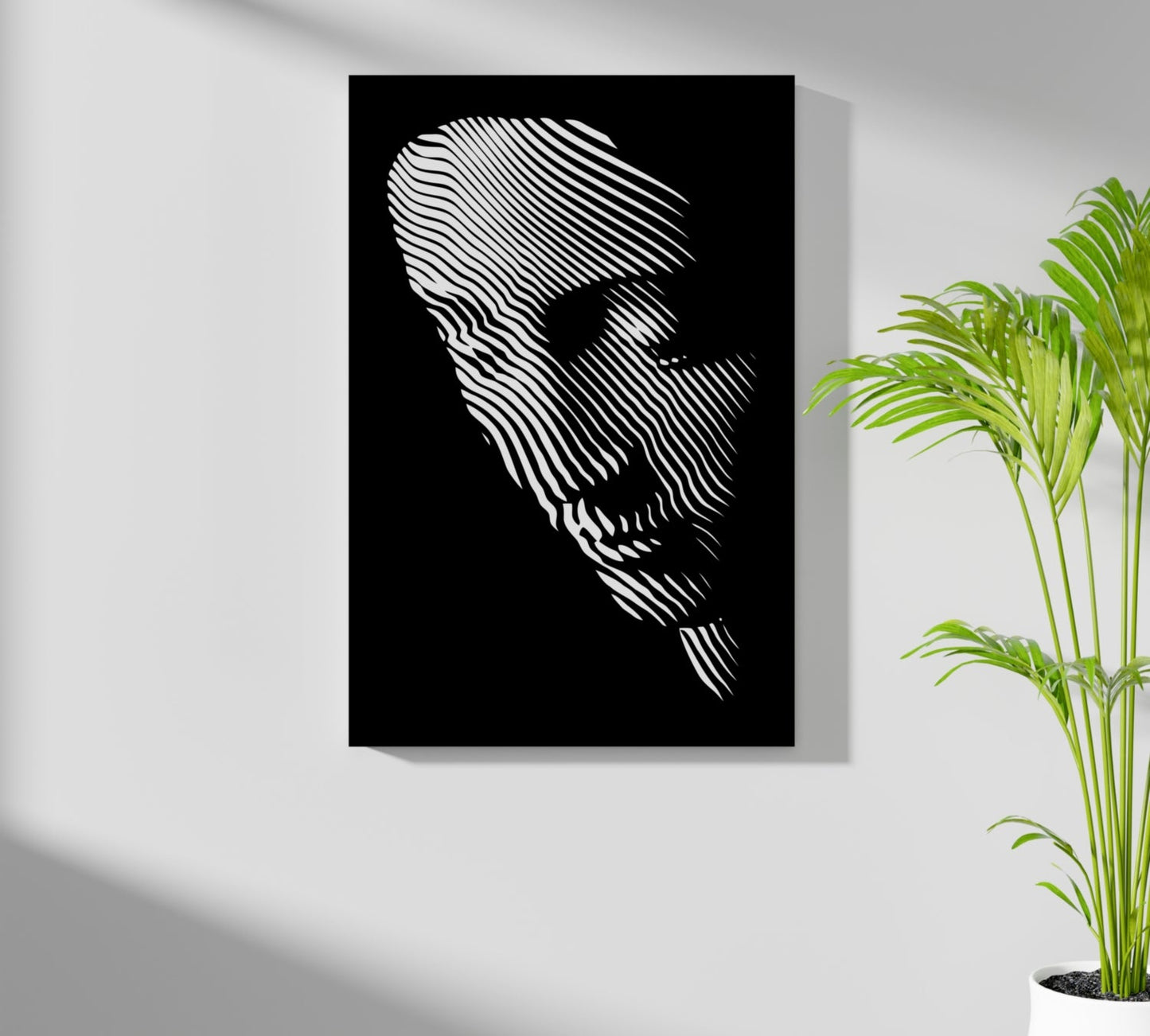 Abstract Statue Metal Wall Art
