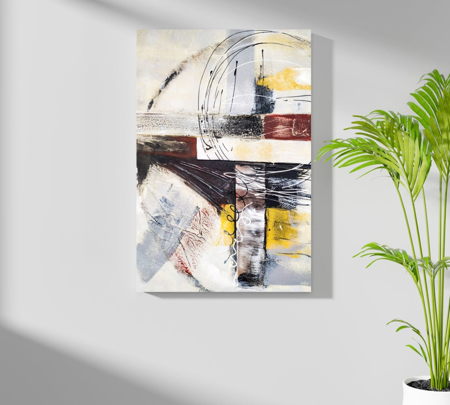 Modern Art Lines V1 Metal Wall Art