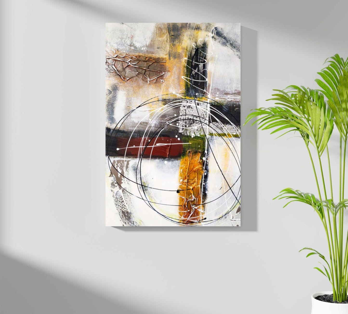 Modern Art Lines V2 Metal Wall Art