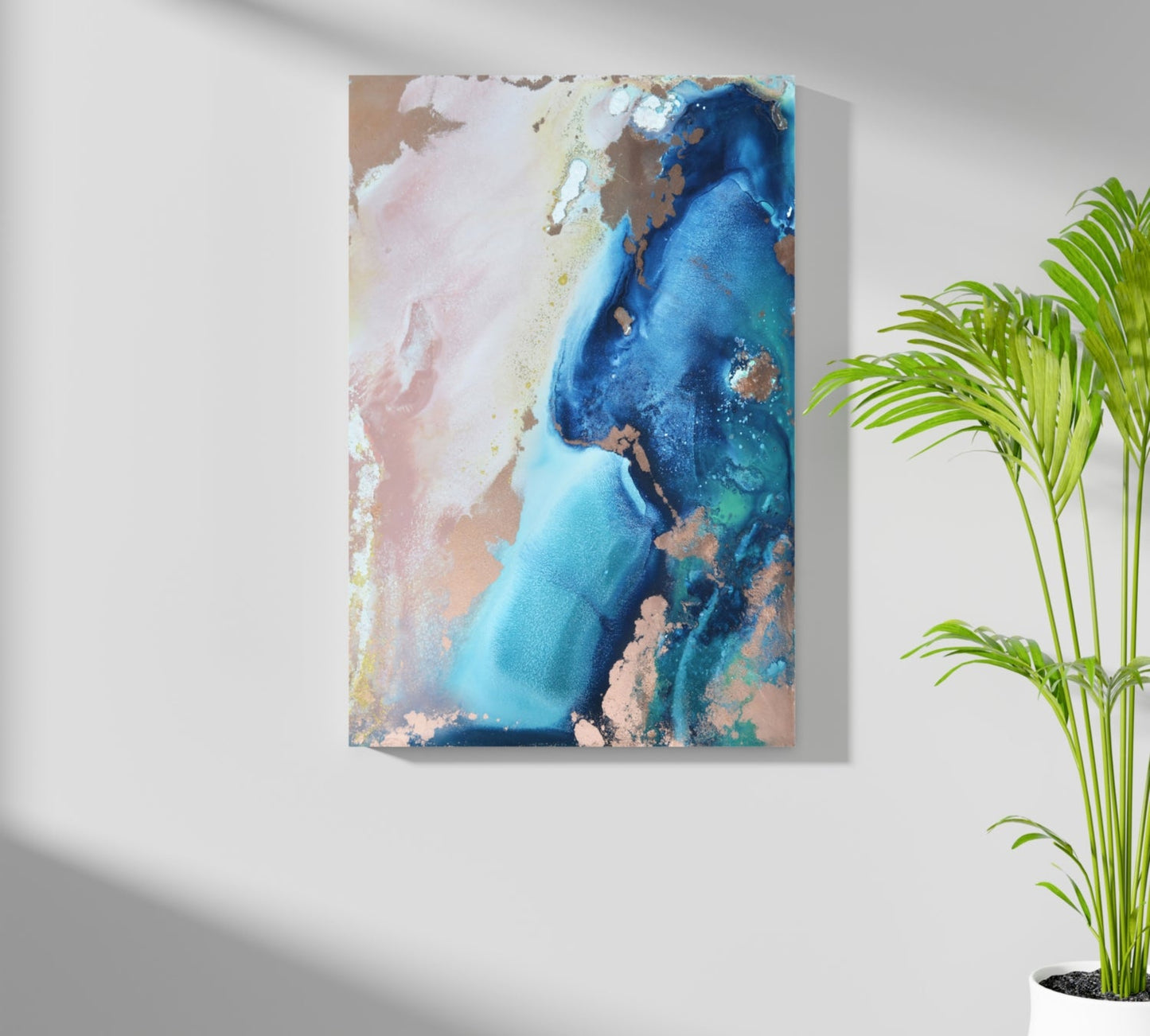 Abstract Paint Metal Wall Art