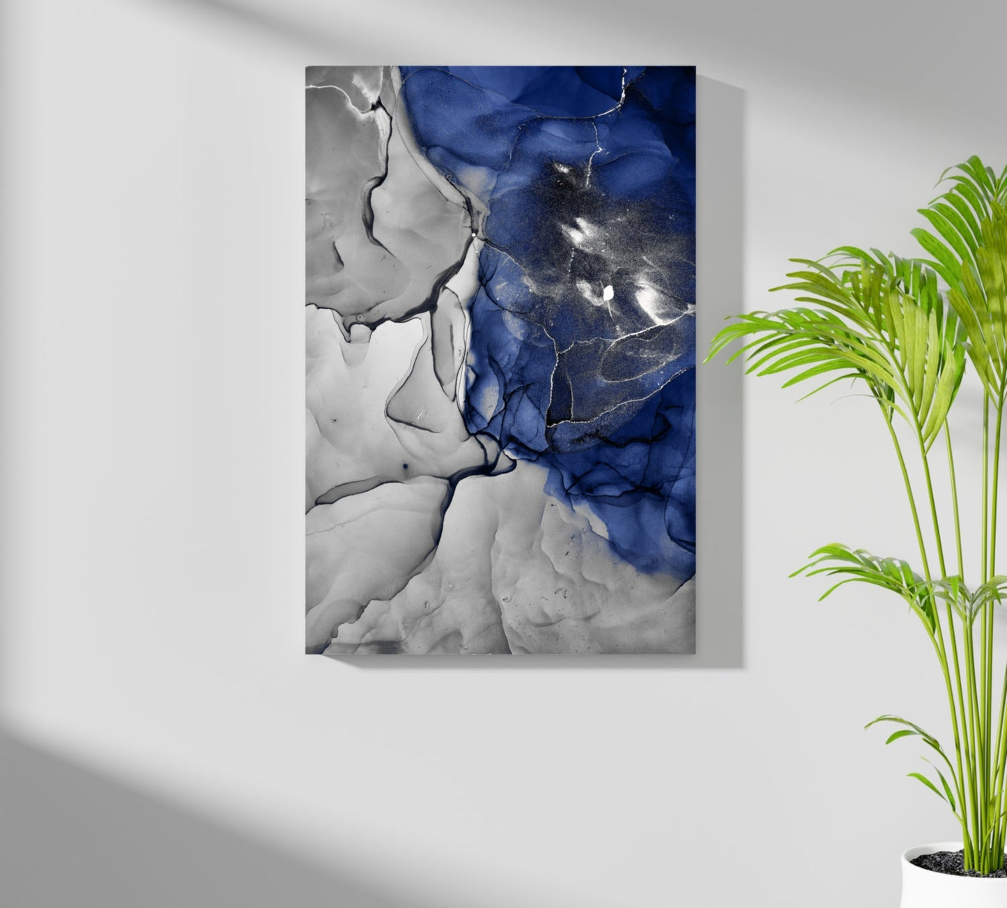Abstract Marble V21 Metal Wall Art