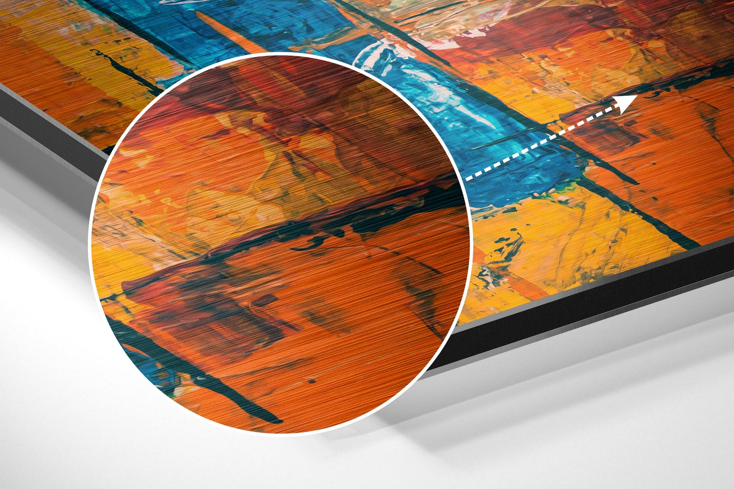 Color Blocks Metal Wall Art