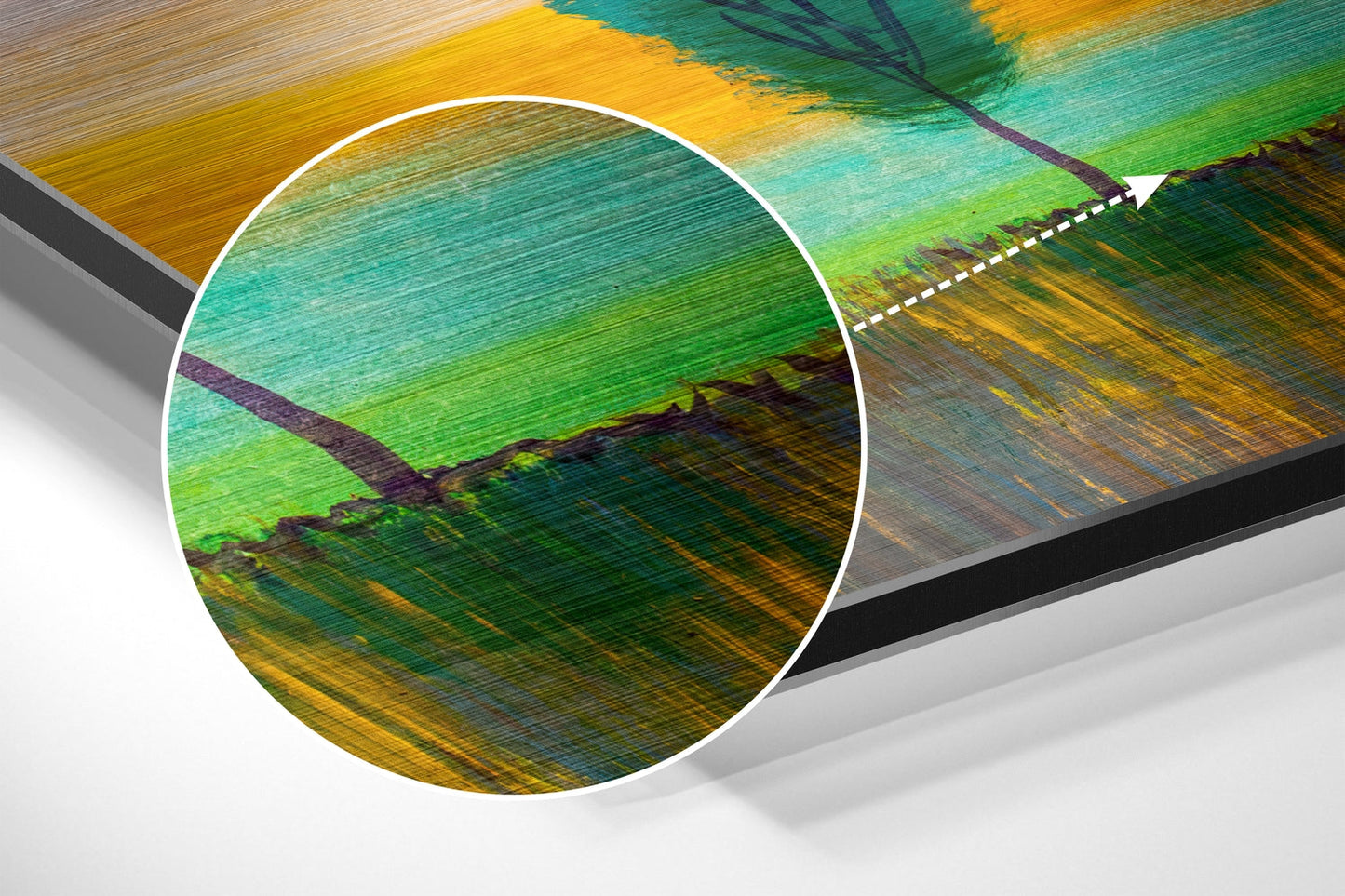 Trees of Colors Metal Wall Art