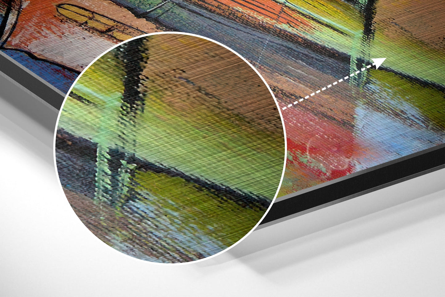 City of Colors Metal Wall Art