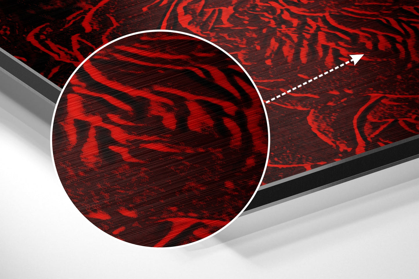 Abstract Roses Metal Wall Art