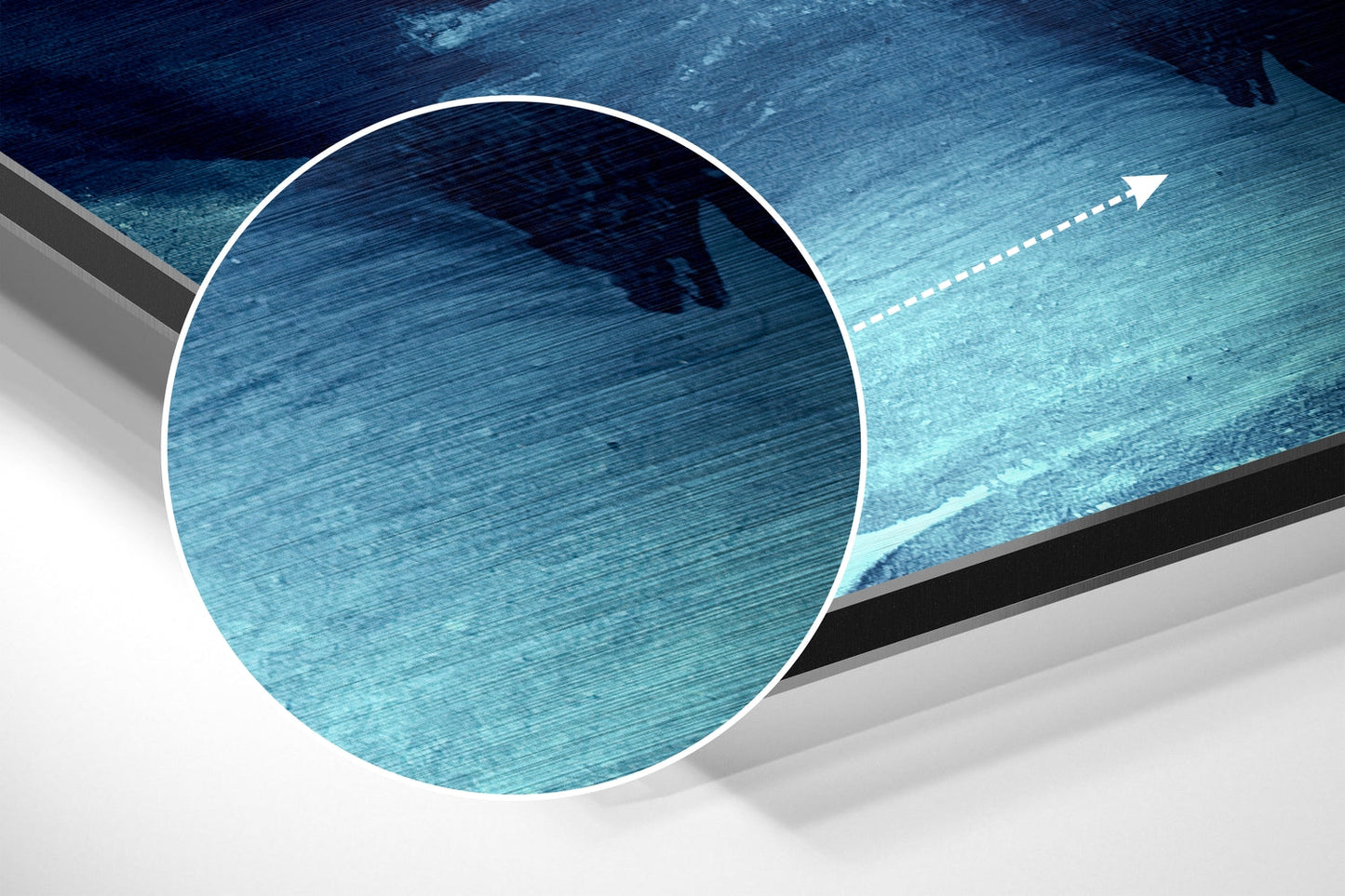 Abstract Waves Metal Wall Art