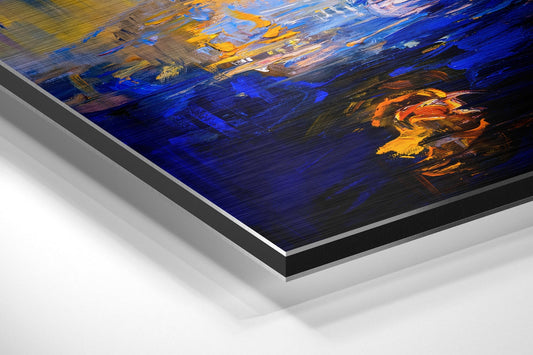 Painted Sunset Metal Wall Art