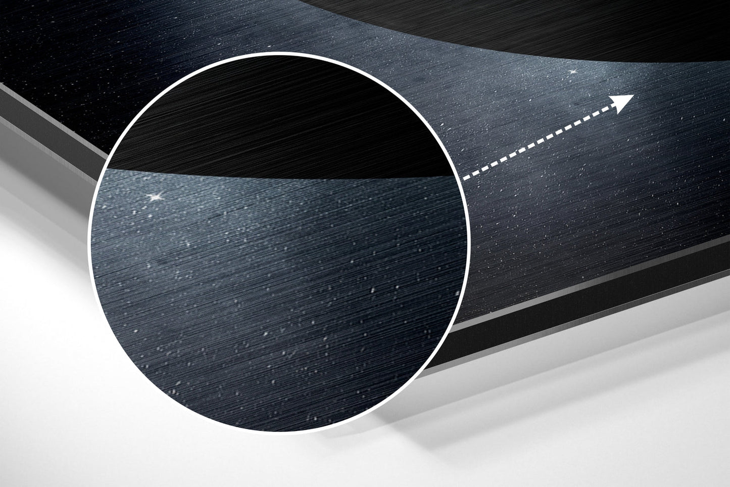 Earth and Moon Metal Wall Art