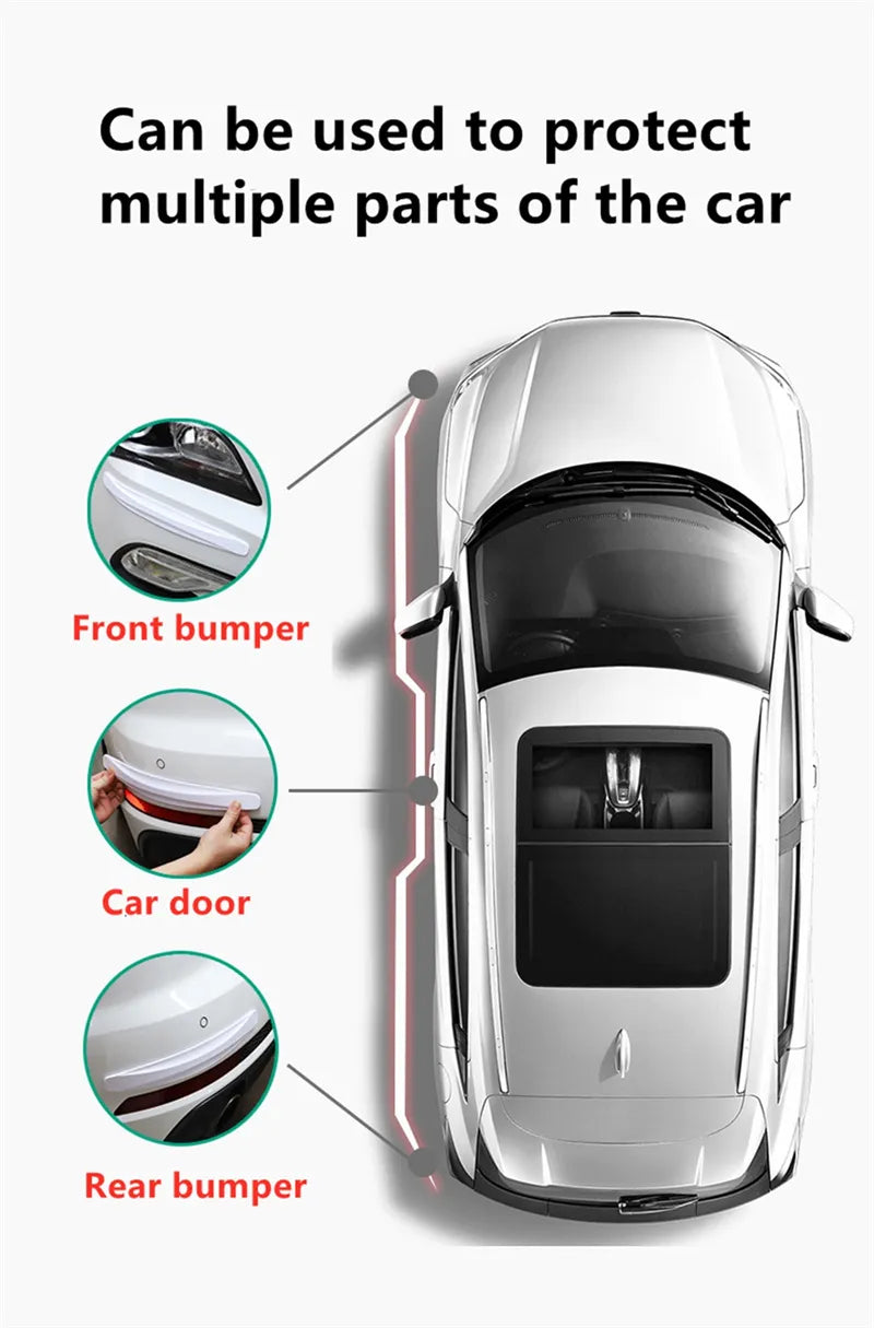 Universal Car Bumper Protector Strips (2-Pack) – Keep Your Bumper Looking New