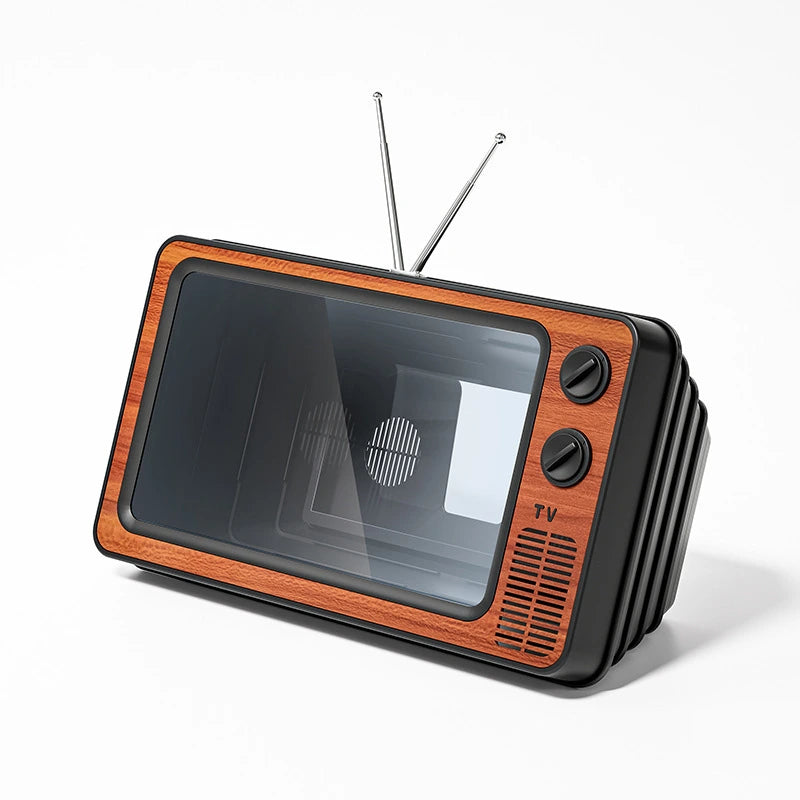 Retro TV Phone Screen Magnifier: Your Cinema at Home