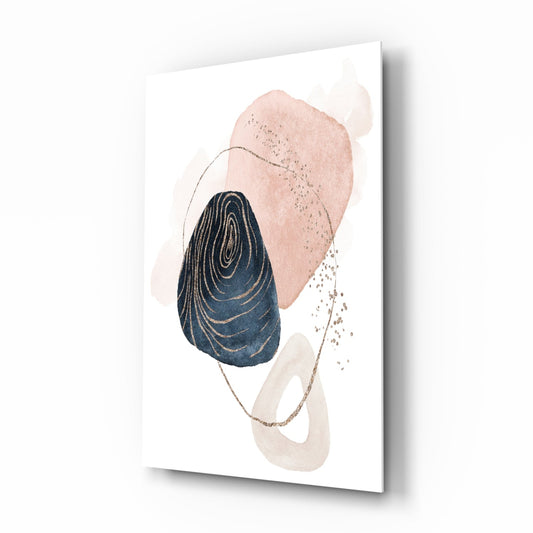 Boho Bloom Glass Wall Art