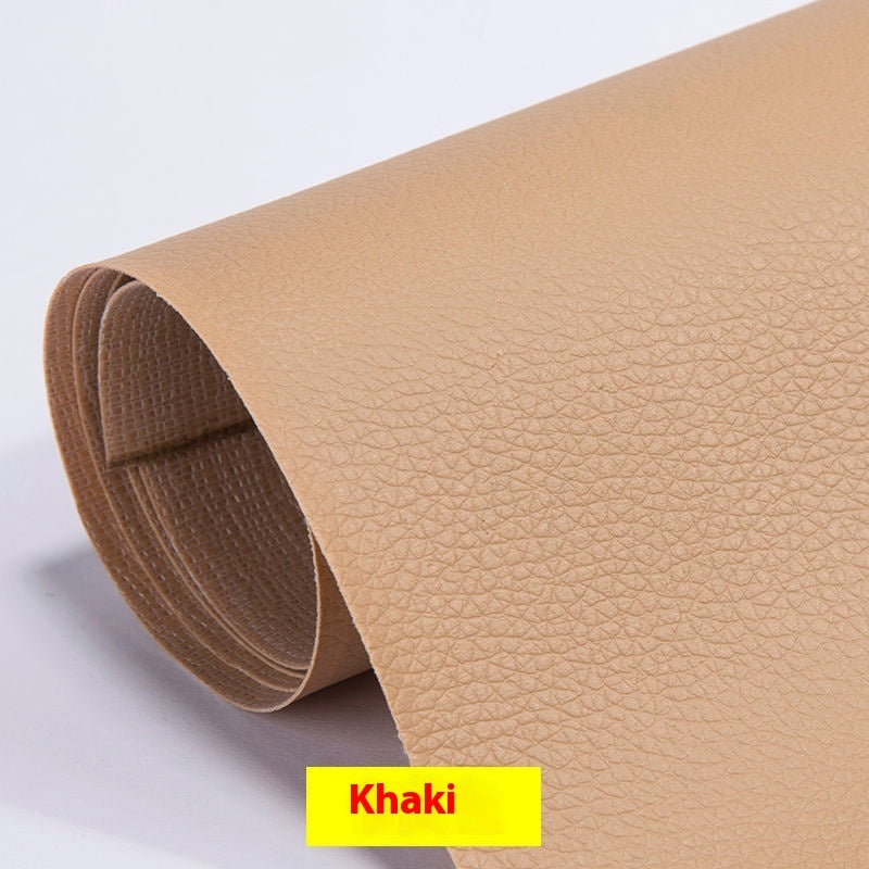 khaki leather repair sticky patch