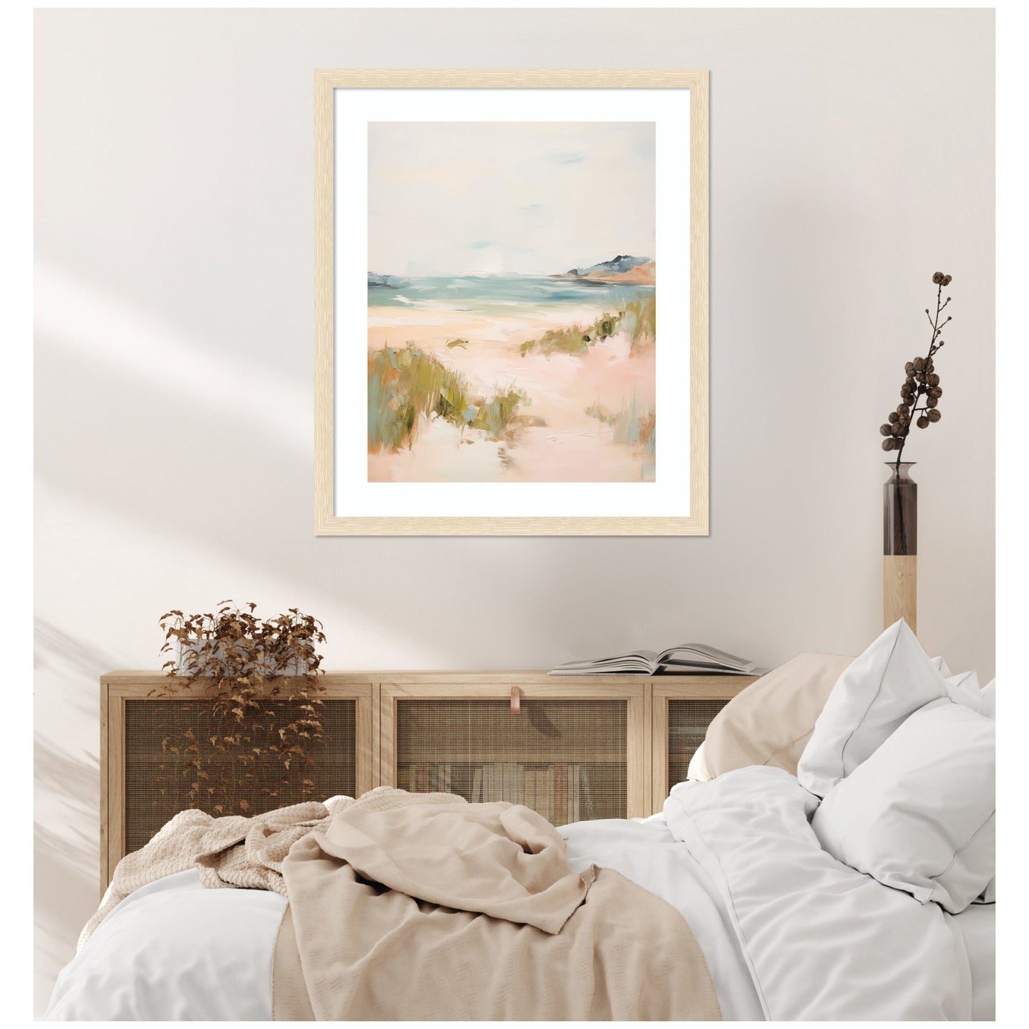 Tranquil Mountain Landscape Framed Wall Art