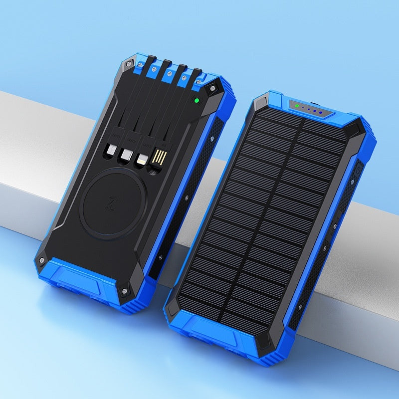 Solar Powered Phone Charger – Wireless Solar Power Bank (Stay Charged Anywhere)
