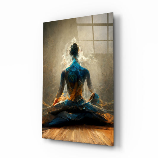 Meditation Glass Art || Designer Collection