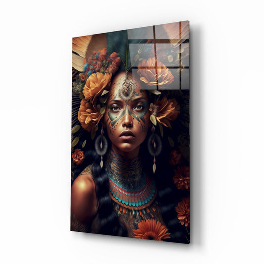 Beauty of the Clan Glass Wall Art