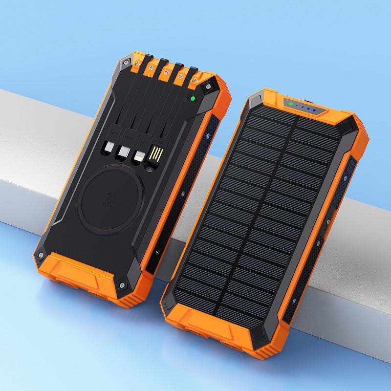 Solar Powered Phone Charger – Wireless Solar Power Bank (Stay Charged Anywhere)