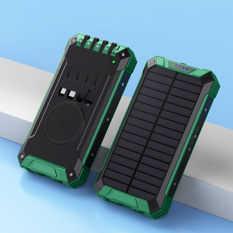 Solar Powered Phone Charger – Wireless Solar Power Bank (Stay Charged Anywhere)