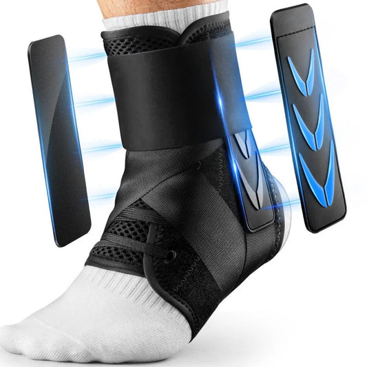 Lace Up Compression Ankle Brace – Adjustable Sports Support