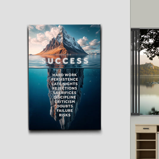 Foundations Motivational Canvas Wall Art