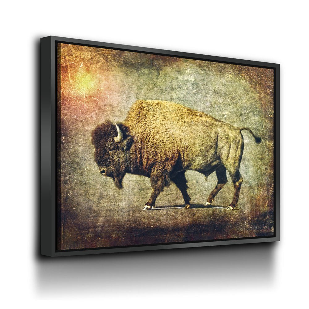 Great Buffalo Canvas Wall Art, Ranch Decor