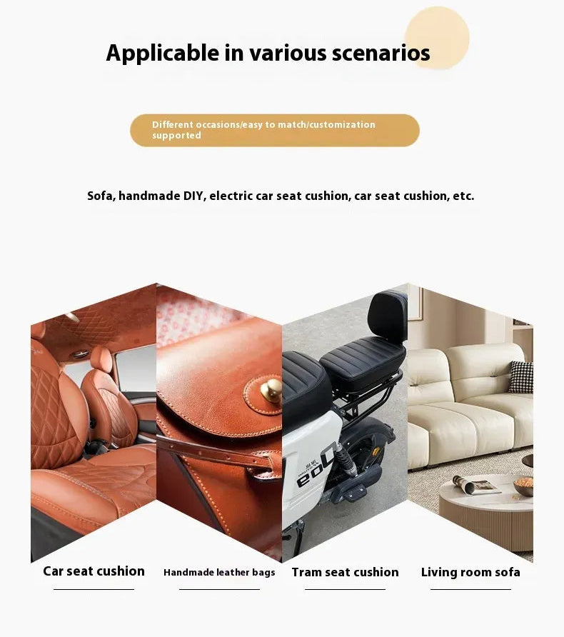 leather repair for car, bags, seats, living room sofa and more