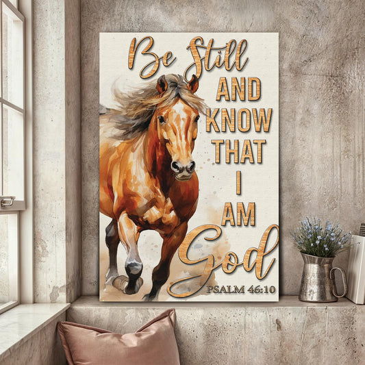 Be Still And Know That I Am God Faith Sign